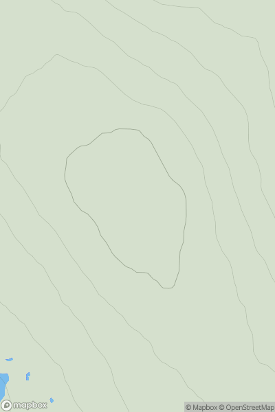 Thumbnail image for Cnoc Riabhach [Scourie to Lairg] [NC524087] showing contour plot for surrounding peak